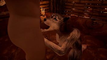 Play A guy with a big penis fucks a furry wolf &vert; Big Cock Guy &vert; 3D Porn WildLife
