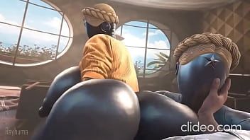 Play Thick sexy Twins bounces on cock