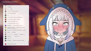 Play Gawr Gura forgot to turn off the stream before sex ! Anime hentai 2d ( Cartoon porn )