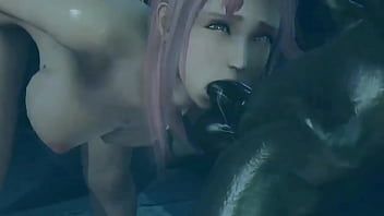 Play Cute young girl and bat monster - Hentai 3d 18