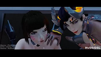 Play 3d cartoon overwatch dva mercy &vert; full 