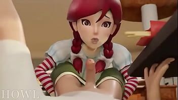 Play Aggressive blowjob at the wendy's