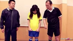 Play Japanese Teen's Wild Double Creampie 3Some Lesson
