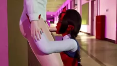 Play MERUCCUBUS's 3D Hentai Study Session Ends with a Big Cumshot