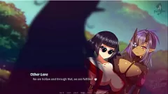 Play Anime Lesbians' Kissing Fun in Hentai Porno