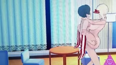 Play Cumshot on Huge Tits Hentai Babe's Big Ass
