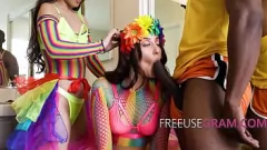 Play Asian Babe's Pre-Pride Taboo Threesome