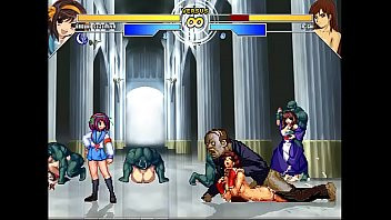 Play Mugen hentai game A-Shi defeated and fucked