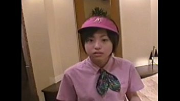 Play Japanese girl ( 18) with McDonald's uniform 001