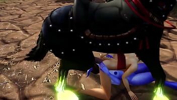 Play Warcraft Horse Threesome