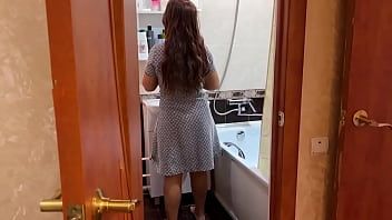 Play Before work mom loves anal sex with her son