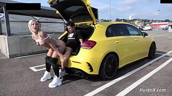 Play Blonde Whore With Perfect Ass Fuck In Parking