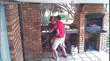 Play Spy camera : couple caught fucking on the porch of the nature reserve