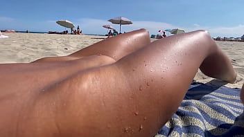 Play Hot Monika Fox Licking Balls And Suck Dick on Public Beach With Cum Swallow